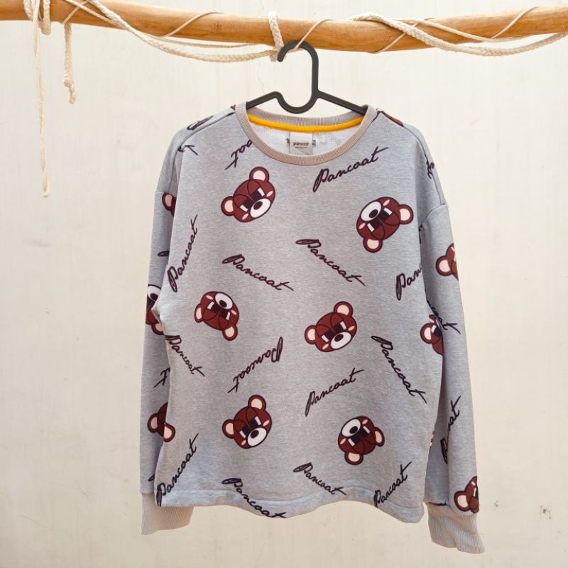 CREWNECK PANCOAT BERUANG BEAR FULL PRINT