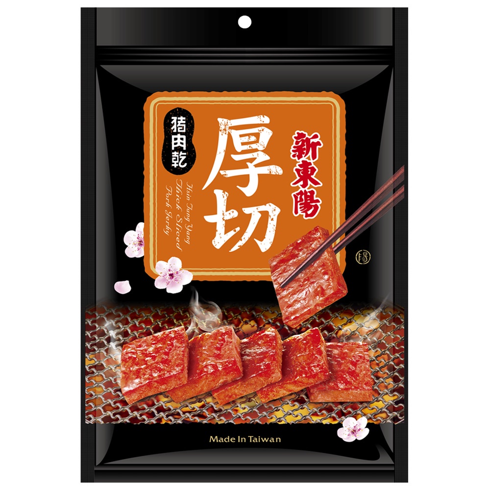 

Hsin Tung Yang Taiwan Pork Meat Jerky Dendeng Thick Sliced 120gr NON HALAL