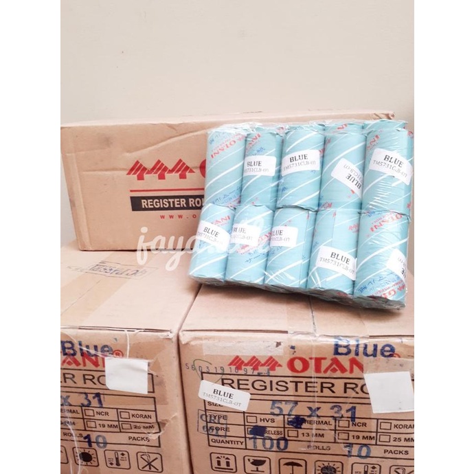 

KERTAS STRUK THERMAL-KERTAS THERMAL PRINTER REGISTER OTANI 57X30 58X30