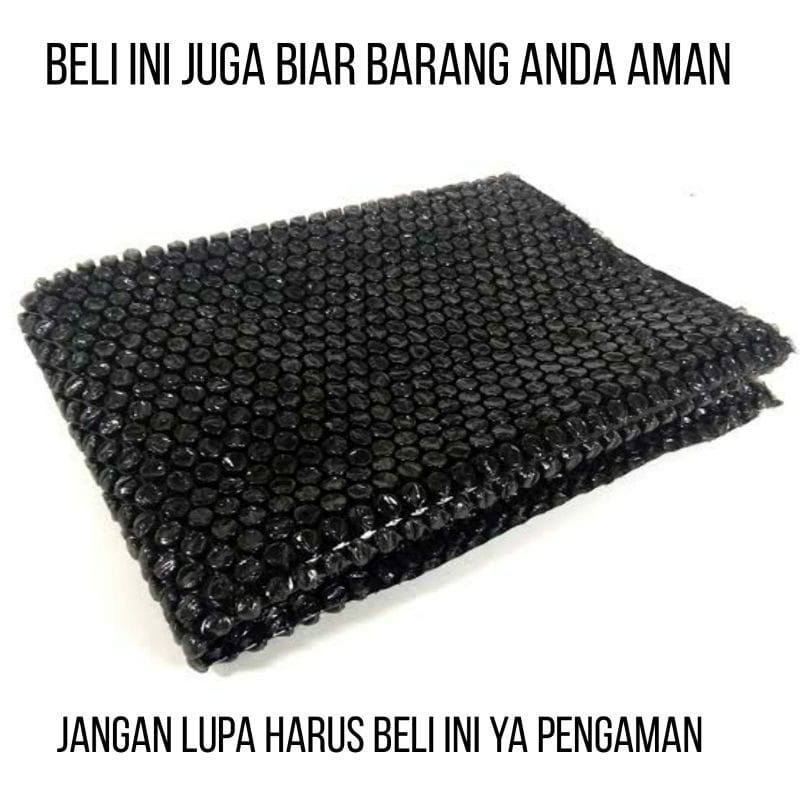 

Bubble Wrap atau disebut juga Plastik Gelembung, digunakan untuk melindungi barang mudah peyok kuat