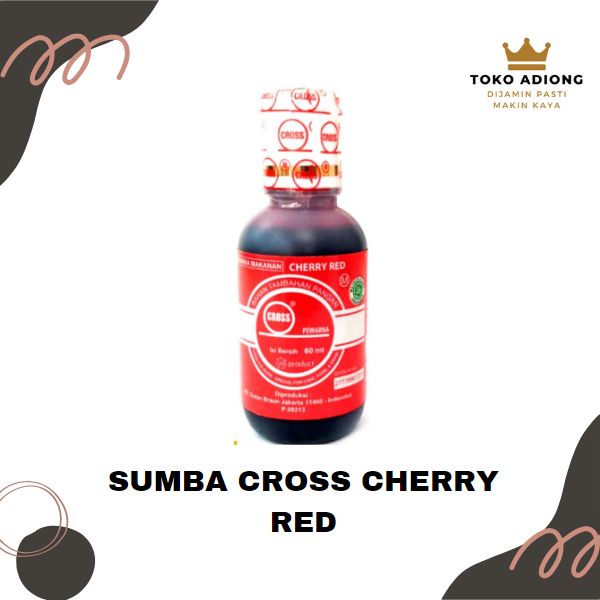 

SUMBA CROSS - LIQUID ICING CHERRY RED
