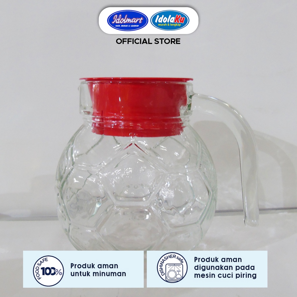 IDOLAKU Teko Bulat Kimglass Satuan TPL-814 500ml