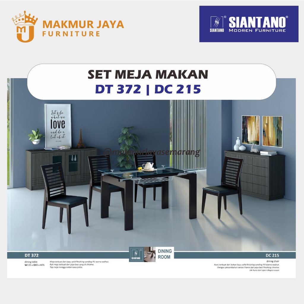 MEJA MAKAN SIANTANO DT 372