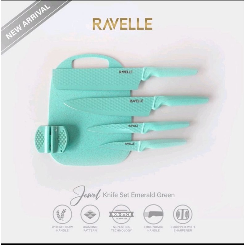 pisau set RAVELLE - Jewel knife set 6 in 1