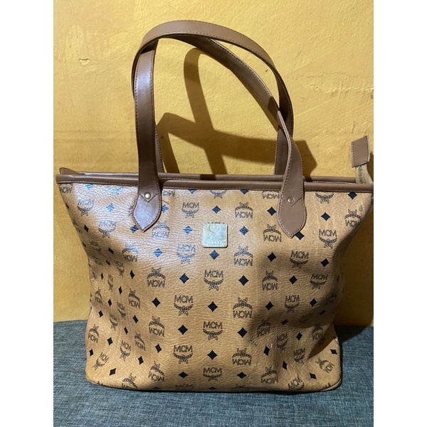 preloved tote bag mcm authentik