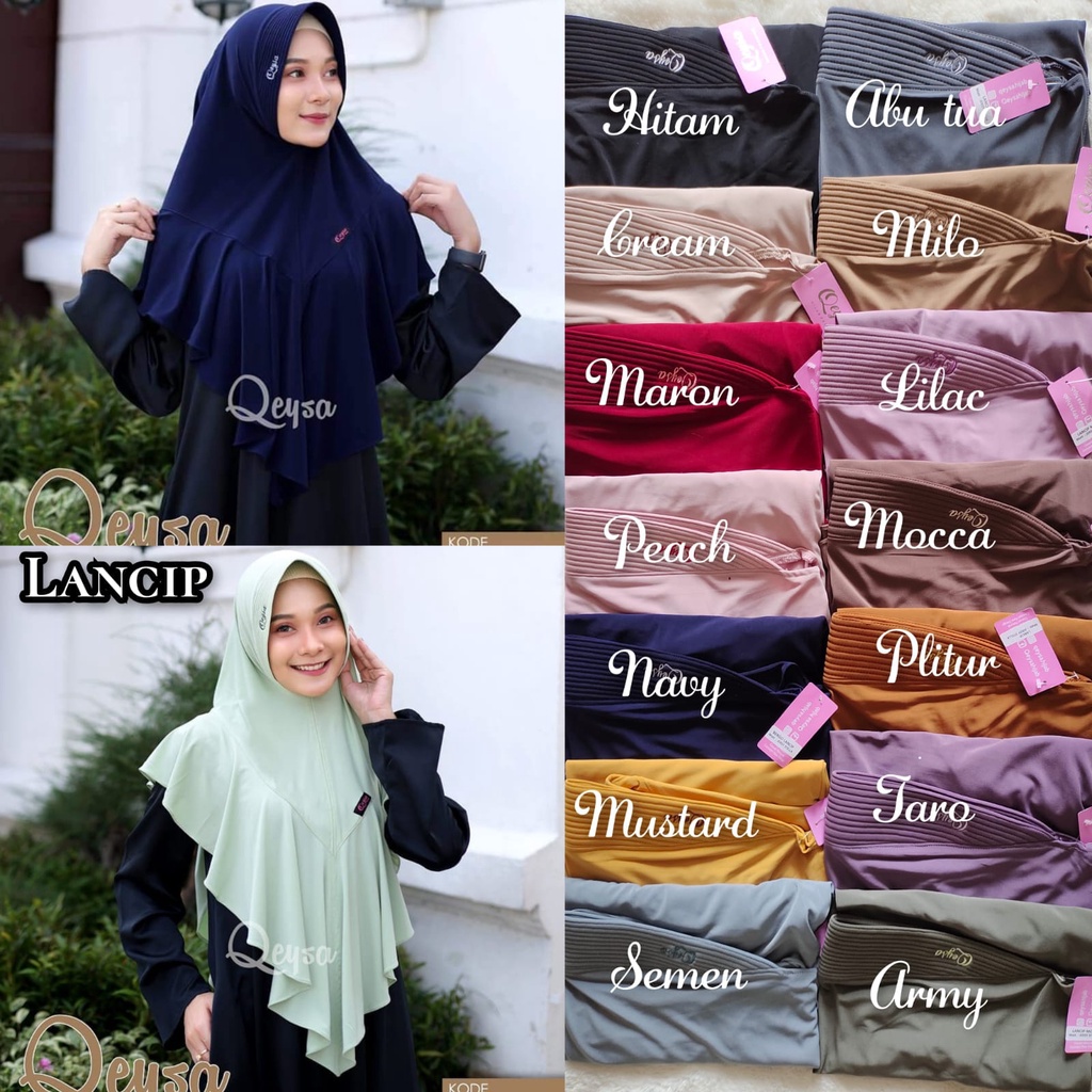 Ori Qeysa Hijab Instan Premium Lancip