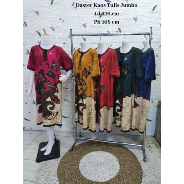 Daster kaos tulis jumbo batik pekalongan