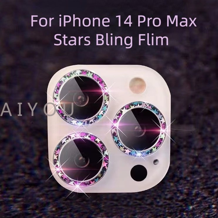 IPHONE Film Lensa Laser All Star Untuk case Iphone14 13 12 11 Pro Max/Lensa 14plus Metal anti Gores 1set