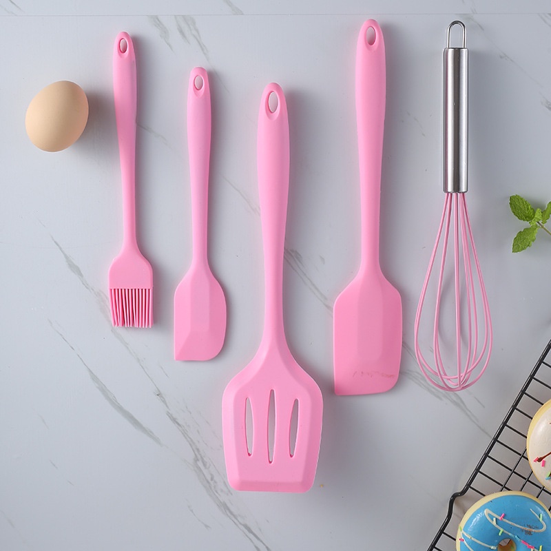 Sutil Spatula Set Silikon Spatula Silicon 5 Set minyak pengocok telur sekop