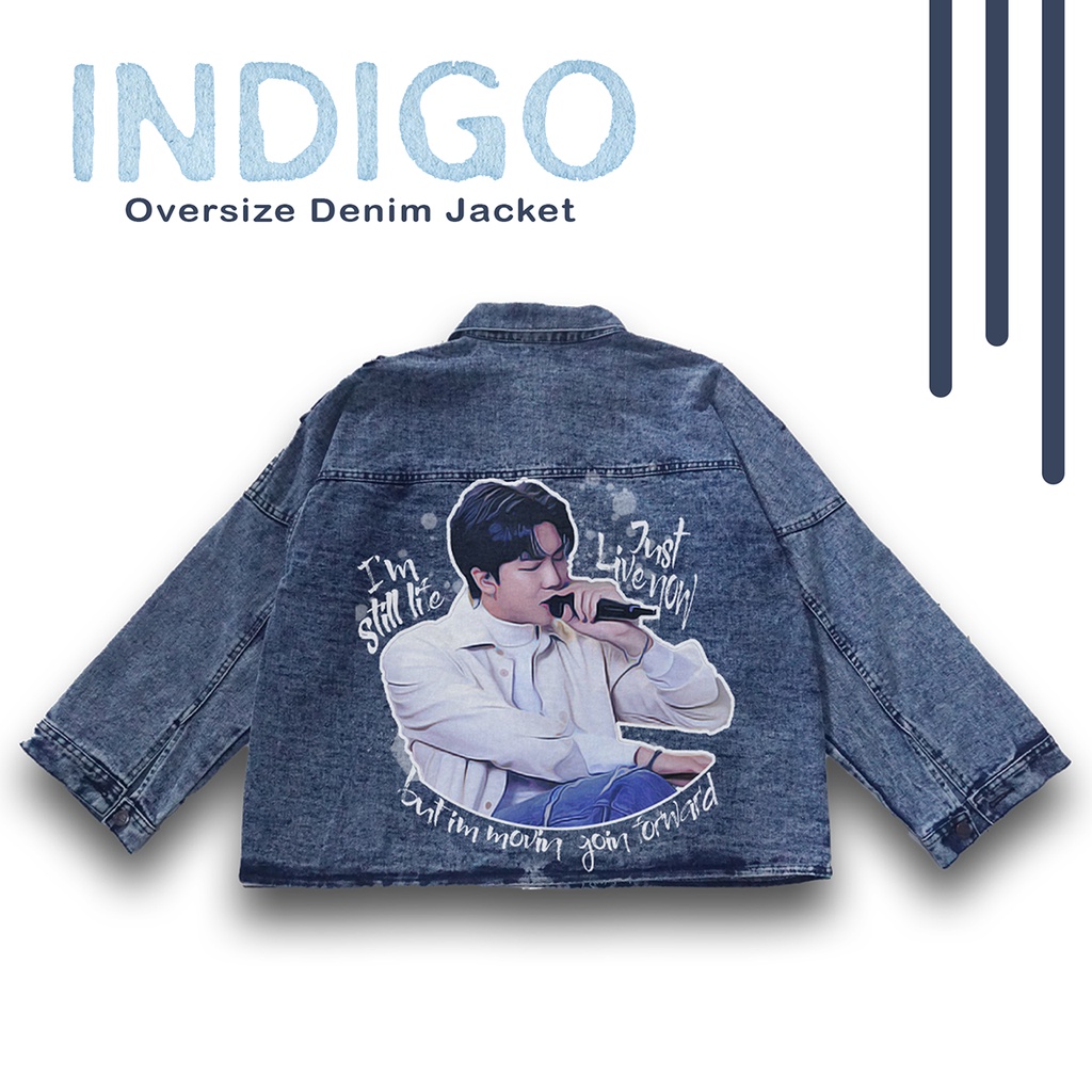 Oversize Denim Jacket Indigo