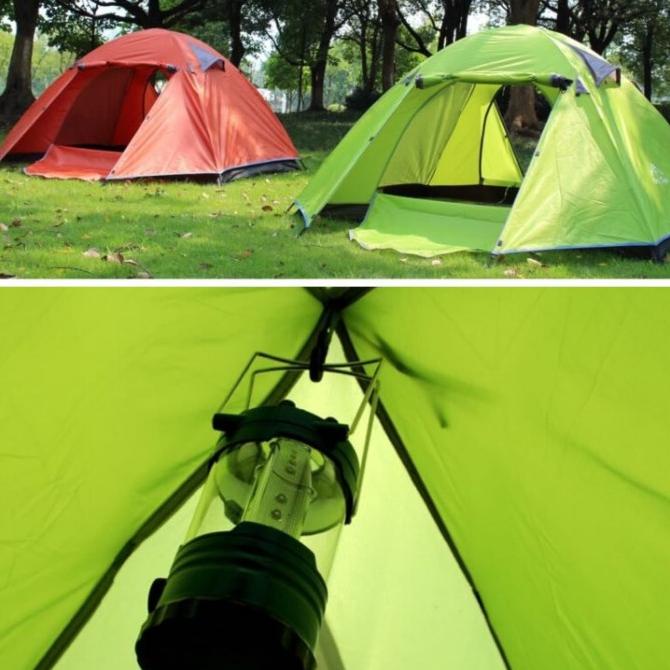 Vei Tenda 2-3 Orang Double Layer