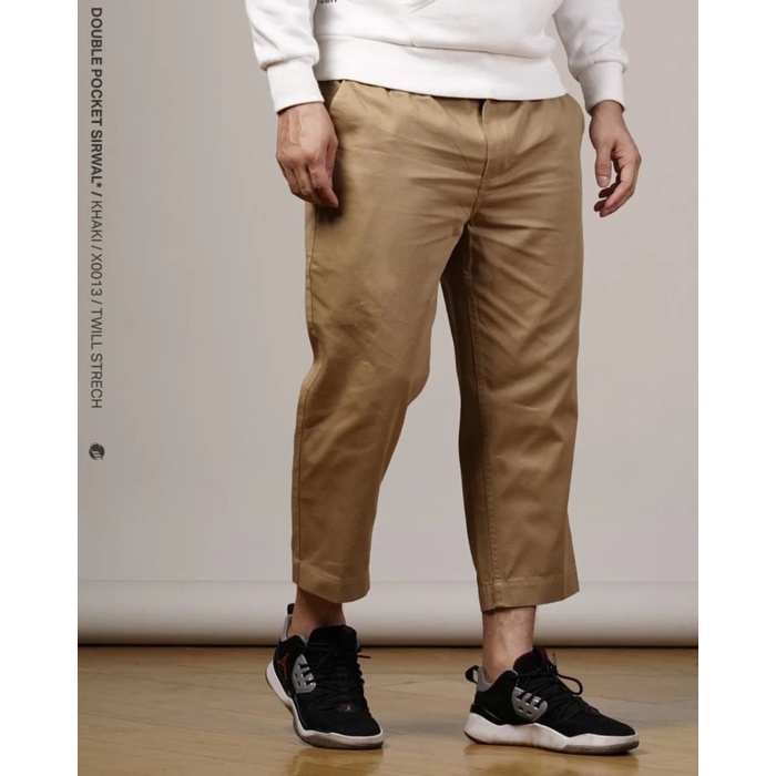 {FamilyStore} SAMASE SIRWAL OFFICE REGULER TERBARU CELANA KANTOR NEW ARRIVAL - Khaki XXL Berkualitas