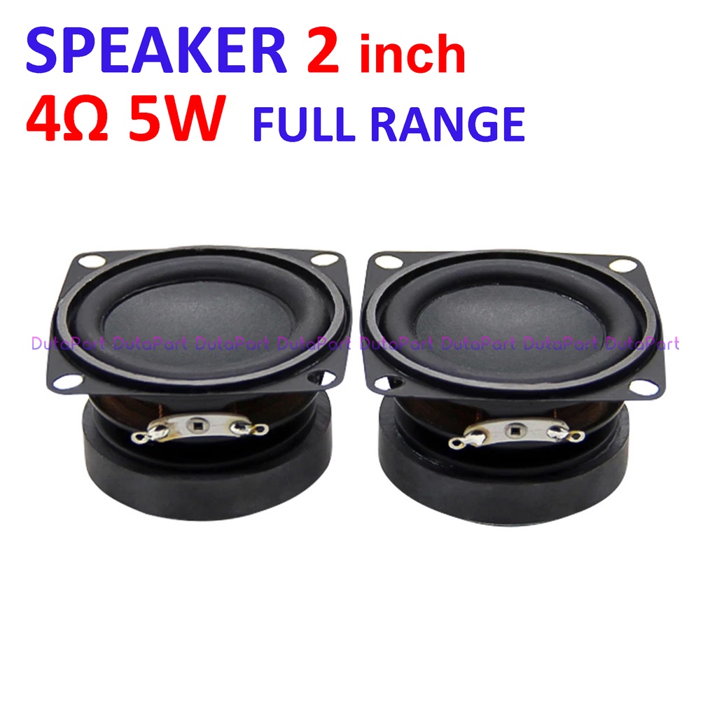 Speaker 2 inch 4 ohm 5 watt Full Range Audio Loudspeaker Full Black