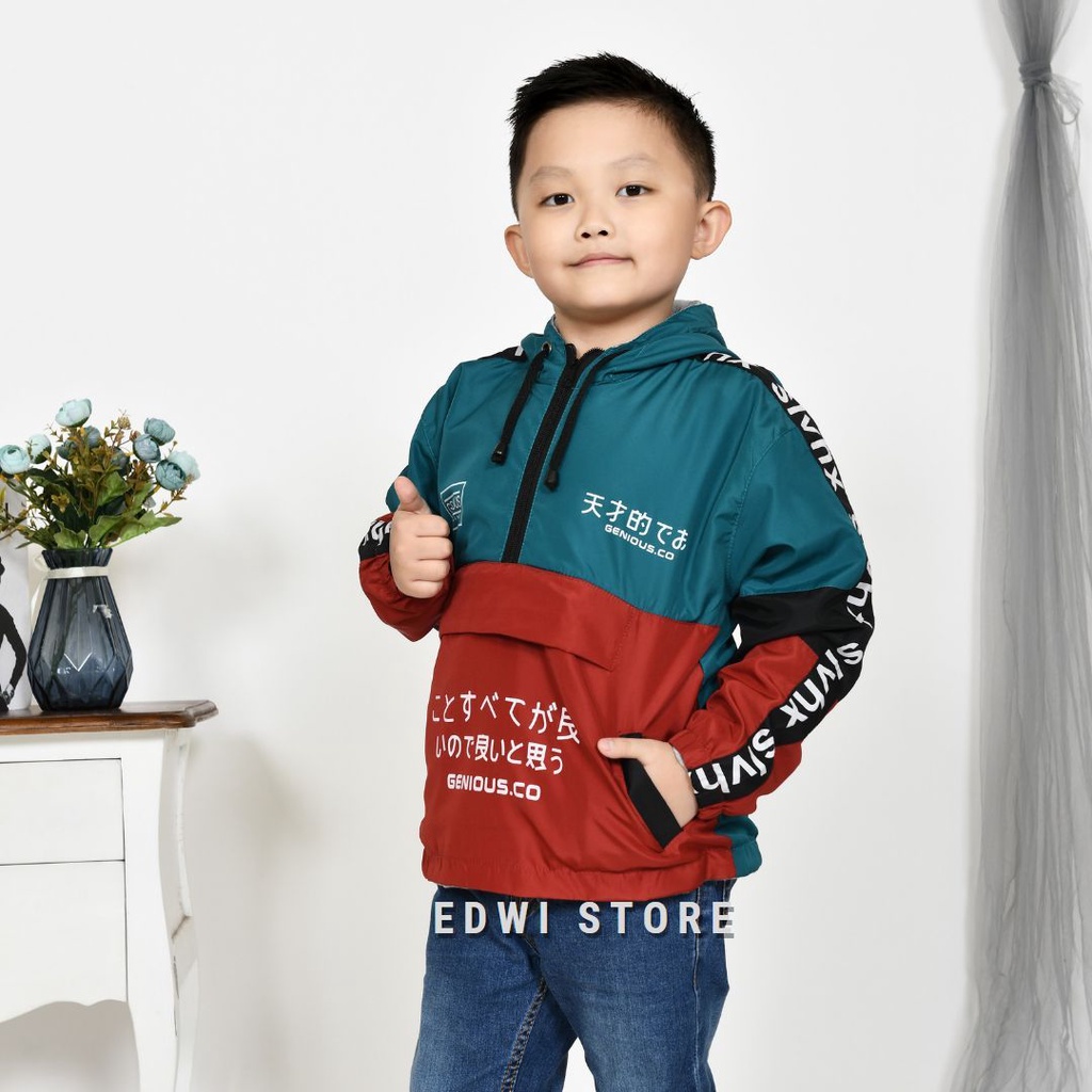 Jacket Anak Laki-laki -Jakket Anak Kantong Depan 1-12 tahun