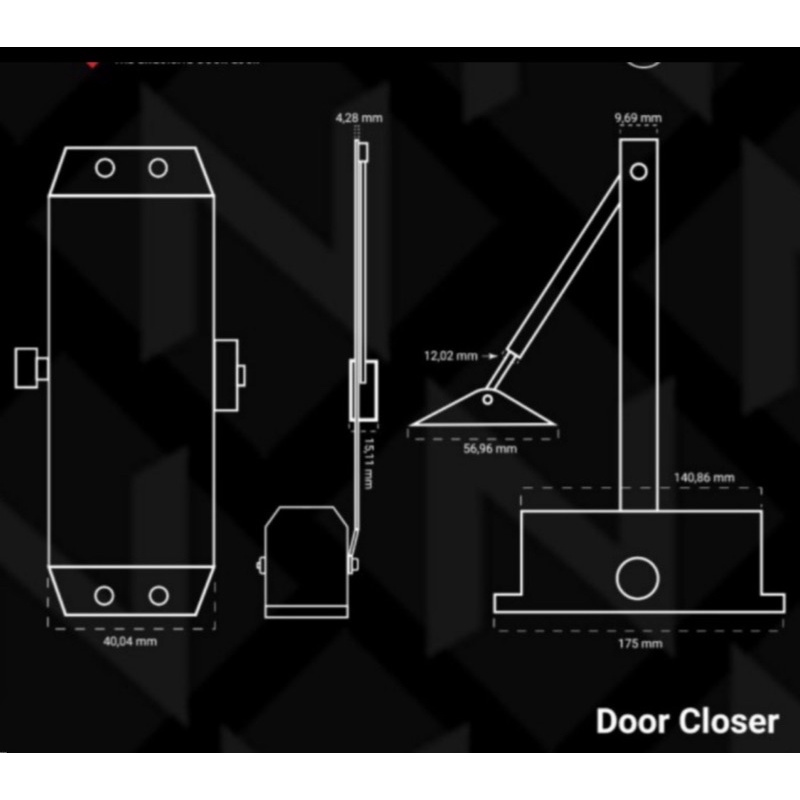 door closer pintu hold open Door Closer Pintu Otomatis DOOR CLOSER WITH HOLD OPEN Door Closer Hold Open HO