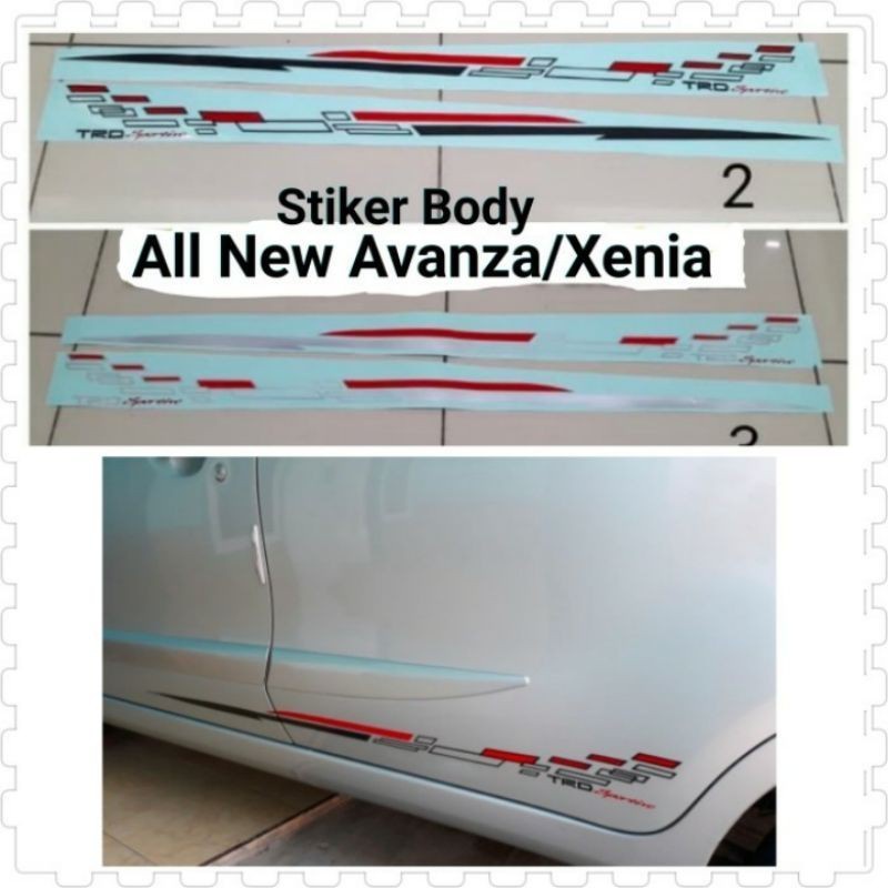 STICKER BODY ALL NEW AVANZA TRD SPORTIVO