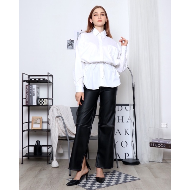 MARILINE ILANA Oversized White Shirt