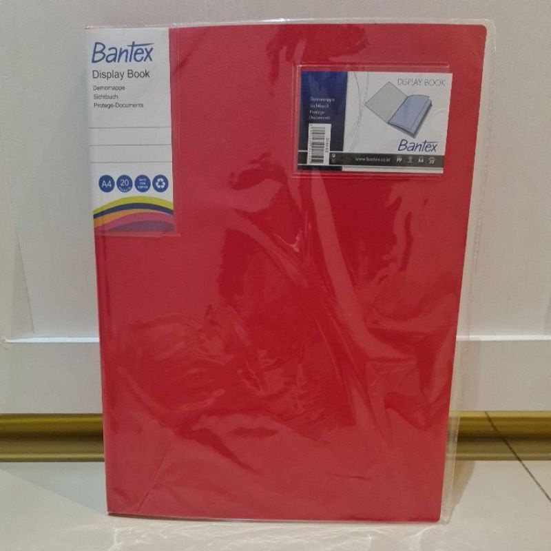 

Bantex Display Book Clear Holder A4 20 Lembar Warna Pink