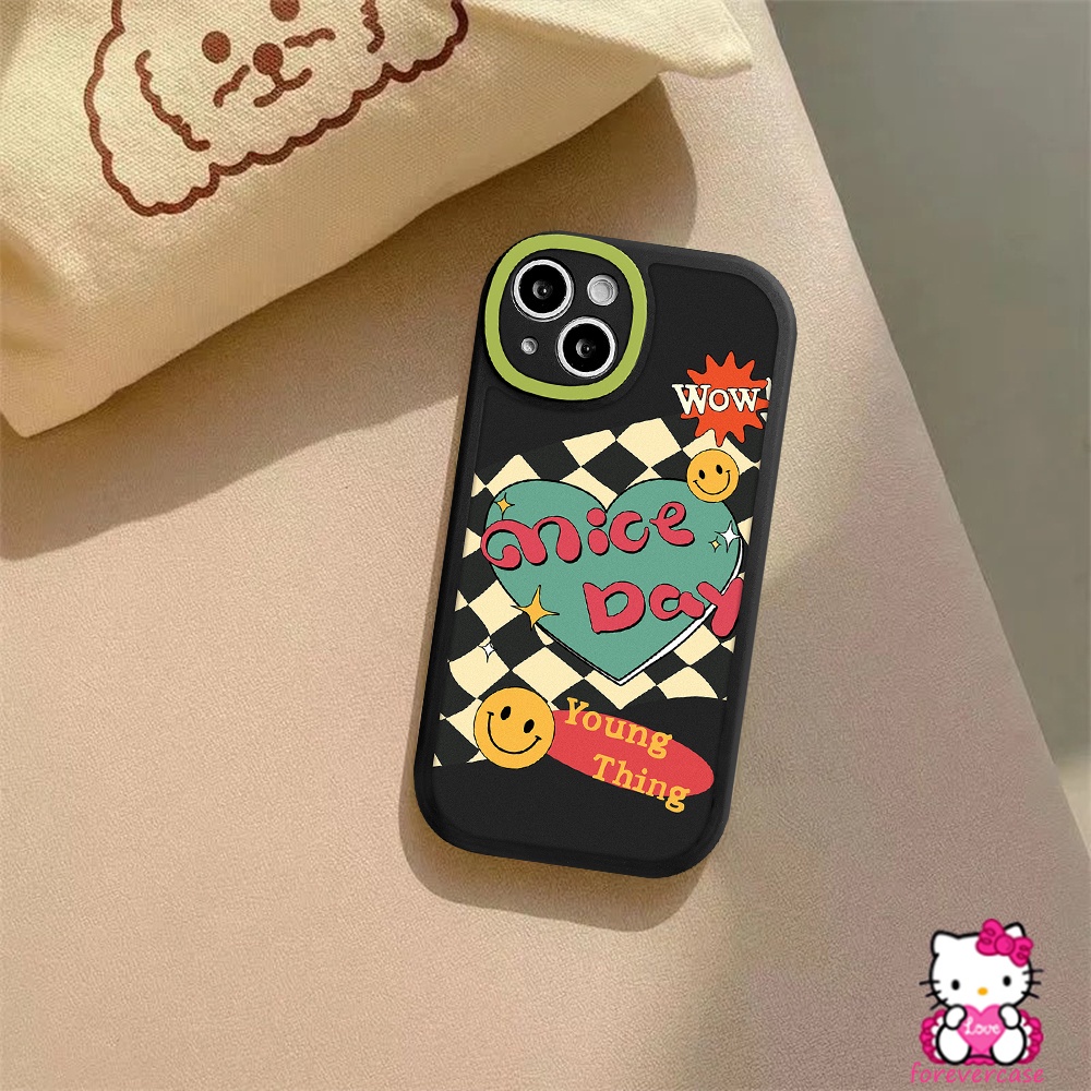 REDMI Case Imut Redmi10 9T 10A 9A 10C 9 9C NFC Note 9 8 10 10S 11 9Pro 9s 8Pro 10 Pro Max Plus Mi12 11 Lite 11T Pro PO CO M3 X3 NFC Papan Catur Smile Love Hati Soft Sarung Tpu