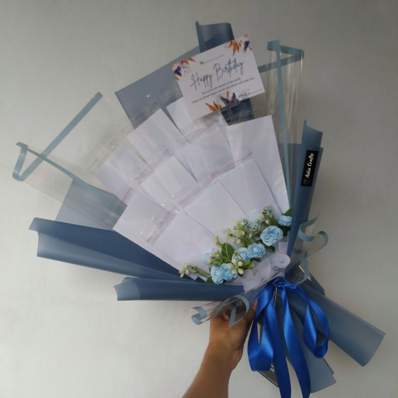 Money Bouquet / Buket Uang 10 Lembar / Buket Bunga / Bouquet Artificial / Bunga Palsu / Bouquet Anni
