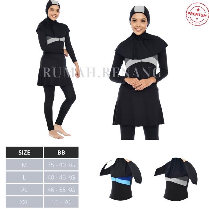 Baju Renang /Muslimah/Dewasa/Wanita/Remaja Baju Renang Muslimah Dewasa