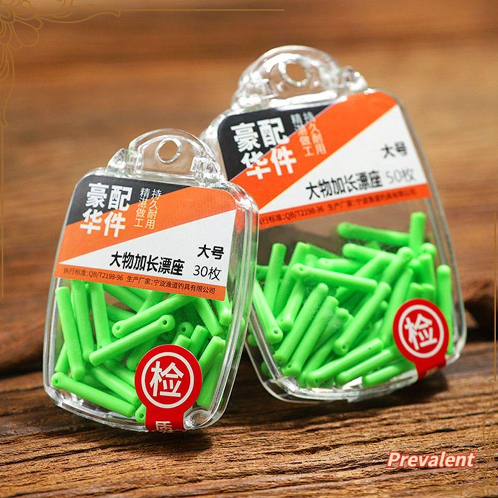 Preva 100Pcs/Lot Alat Pancing Blok Mode Bobber Rotasi Karet Putar