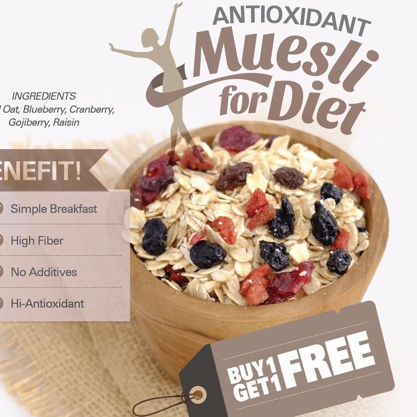 

limited Edition✔️Buy 1 Get 1 Free Antioxidant Muesli (500gr x 2pc)|KD7