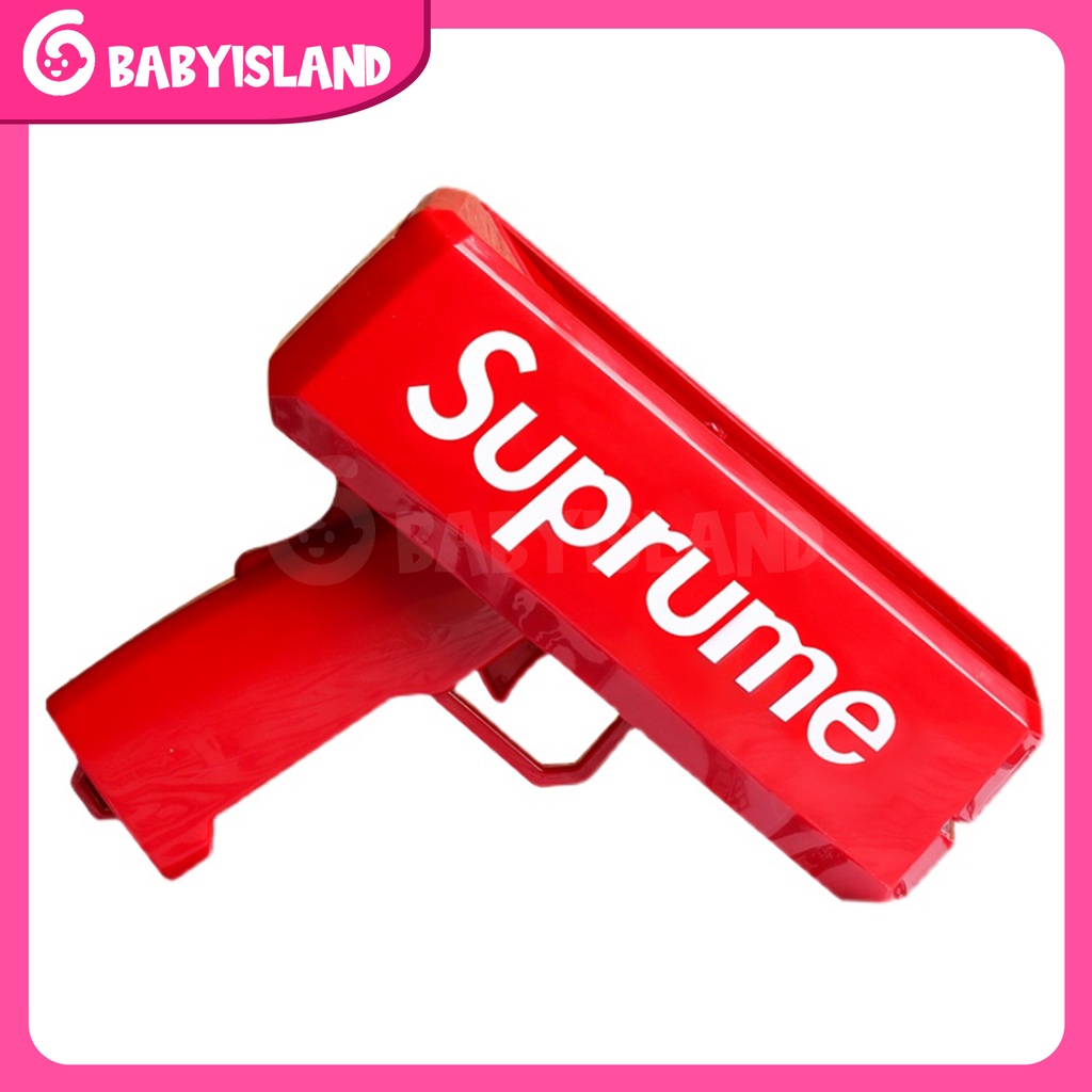 Money Gun Supreme Toy/ Mainan Pistol Uang Supreme/ Tembakan Uang Mainan Anak Mainan Pesta