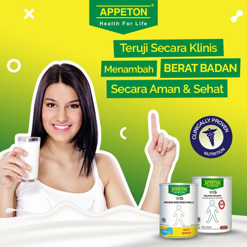 

APPETON WEIGHT GAIN Susu Penambah Berat Badan 100%ORIGINAL