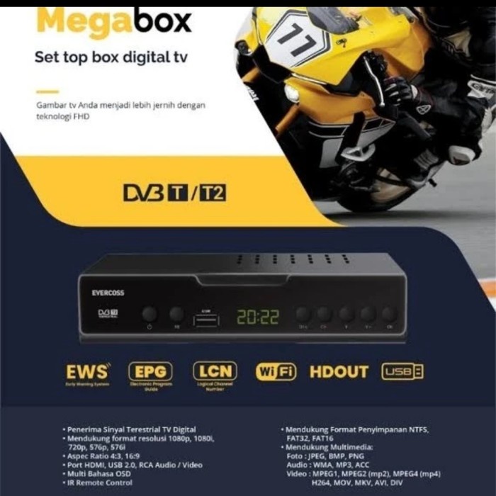 BISA COD set top box tv digital dvbt 2 /SET TOP BOX TV DIGITAL/SET TOP BOX MATRIX/SET TOP BOX TV
