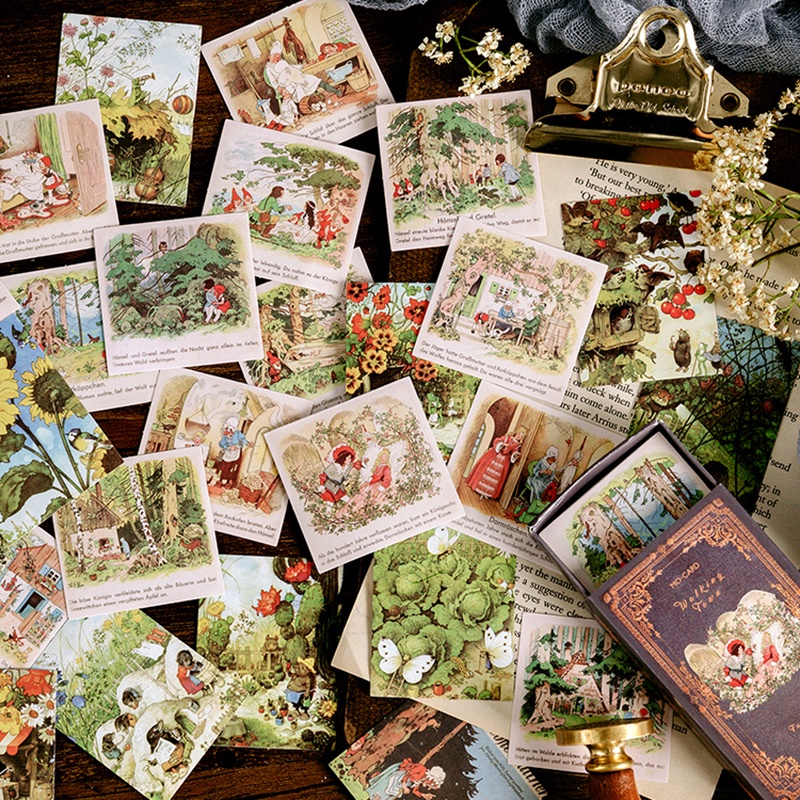 

[BC064] 10 PCS RETRO EUROPEAN STROLLING TOWN SERIES STICKER | BULLET JOURNAL KIT