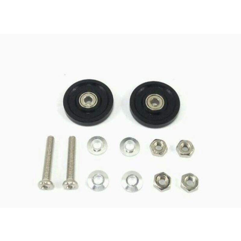REP TAMIYA 13MM ALUMUNIUM BALL RACE ROLLER (RINGLESS)