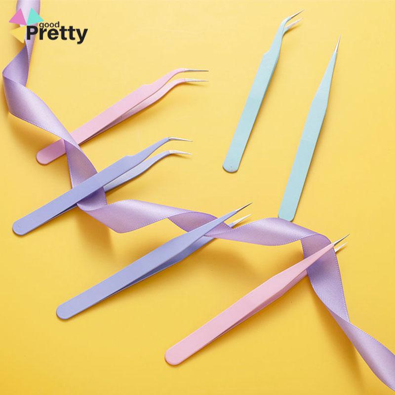 Pinset Lengkung Gundam Stiker Scrapbook Tools Warna Pastel Lucu Tweezer Sticker Pinset - PD