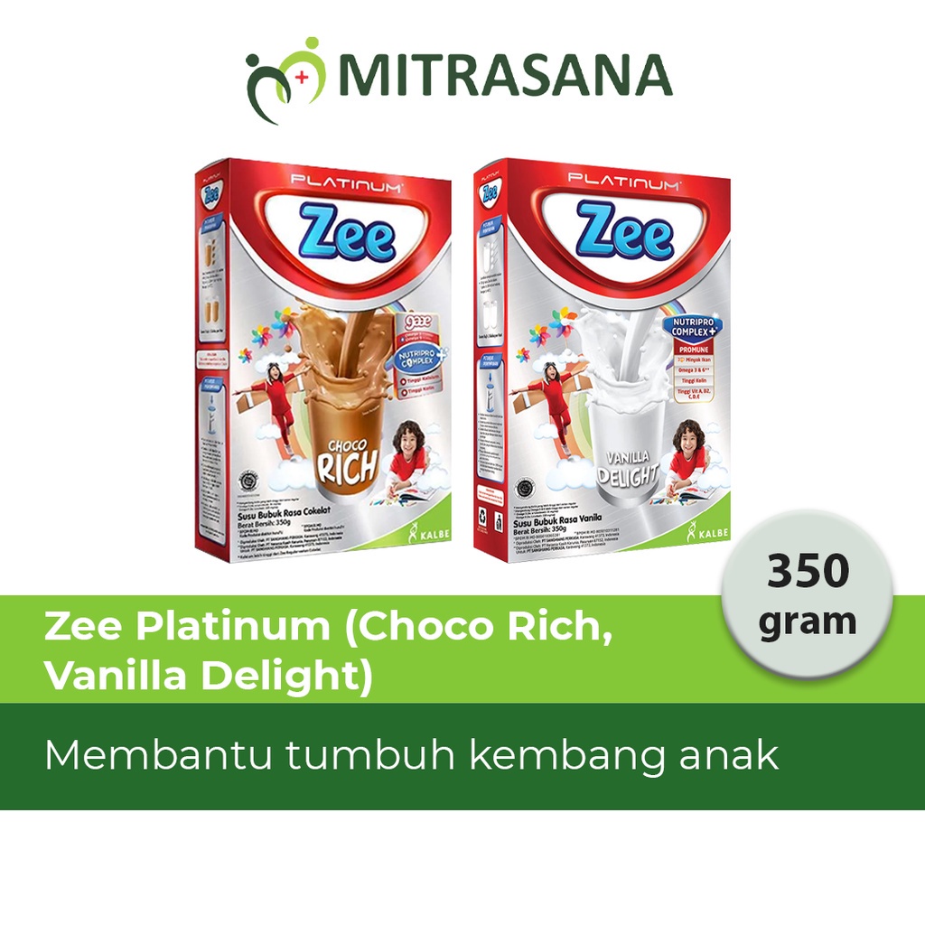 Zee Platinum Coklat 350 Gram Vanilla 350