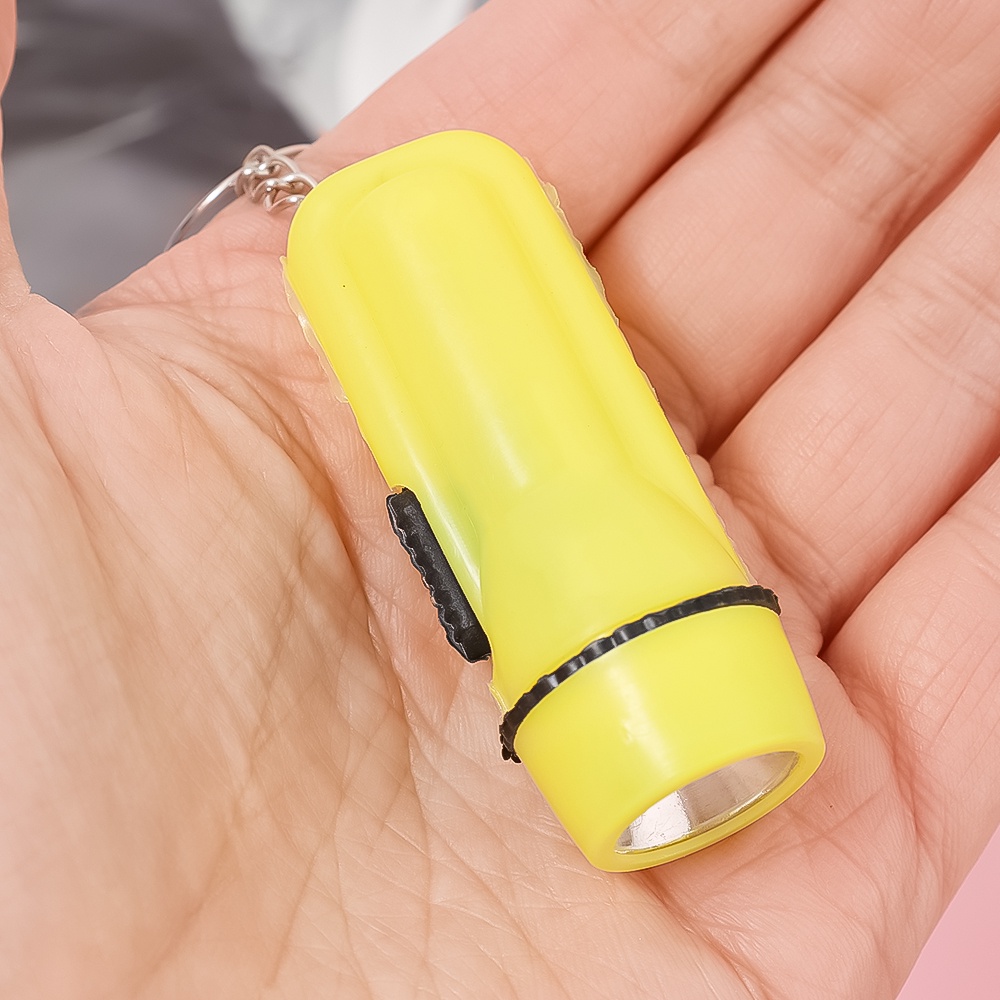 [Harga Grosir] [Warna Random] Senter Portable Travel Untuk Camping Senter Praktis Mini Dengan Gantungan Kunci Pocket Light Torch for Emergency Handheld Senter Mini LED