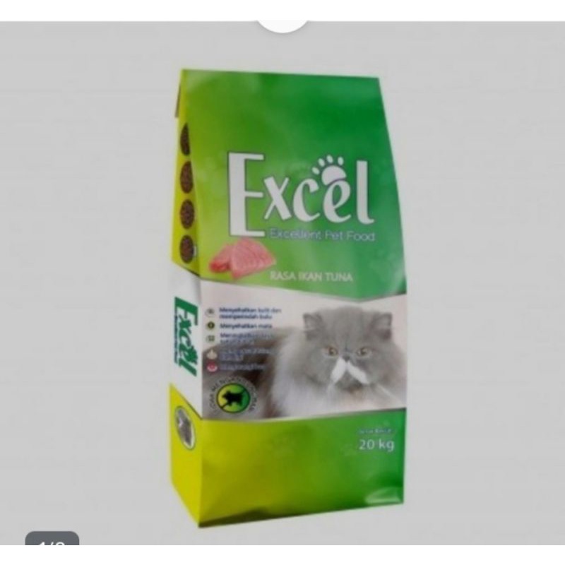 [GOSEND] Makanan kucing Excel 20kg excel karungan 20kg non repack repacking