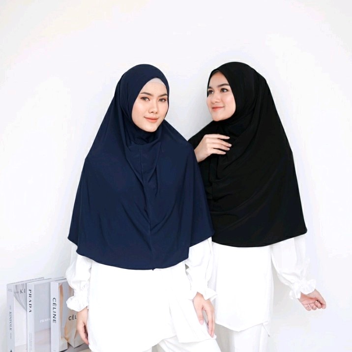 Jilbab Hamidah Instan Non Pad Antem Jersey Premium