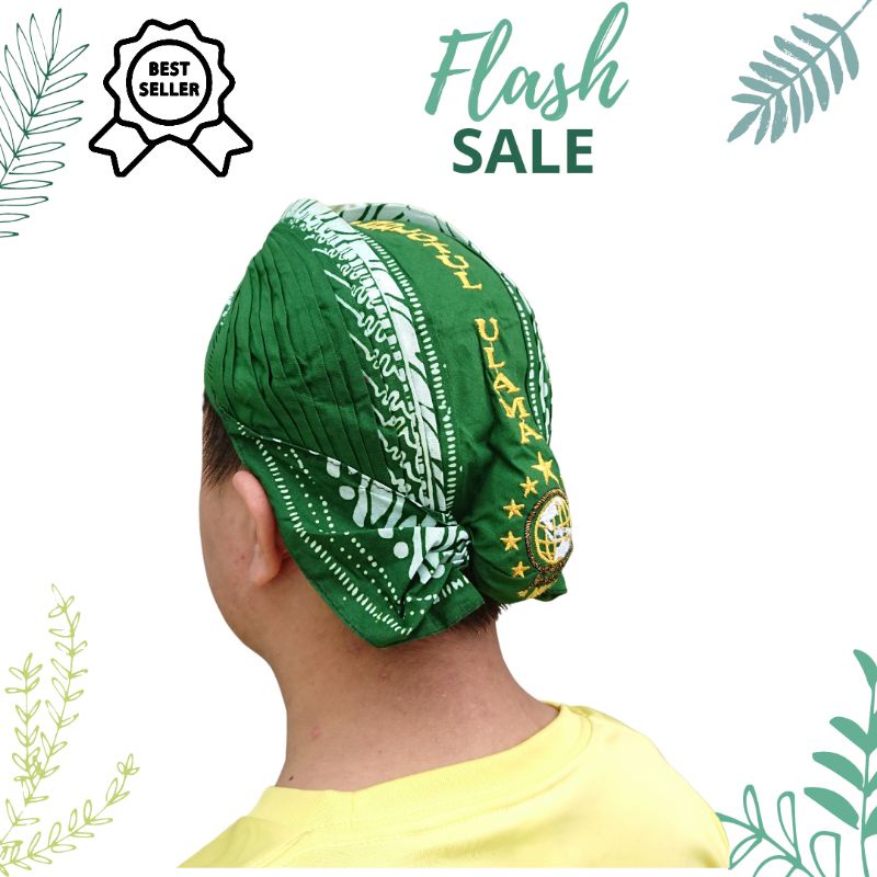 Blangkon NU Nahdlatul Ulama Hijau Blangkon Bordir NU Blangkon Gus Miftah NU Blangkon Jawa NU