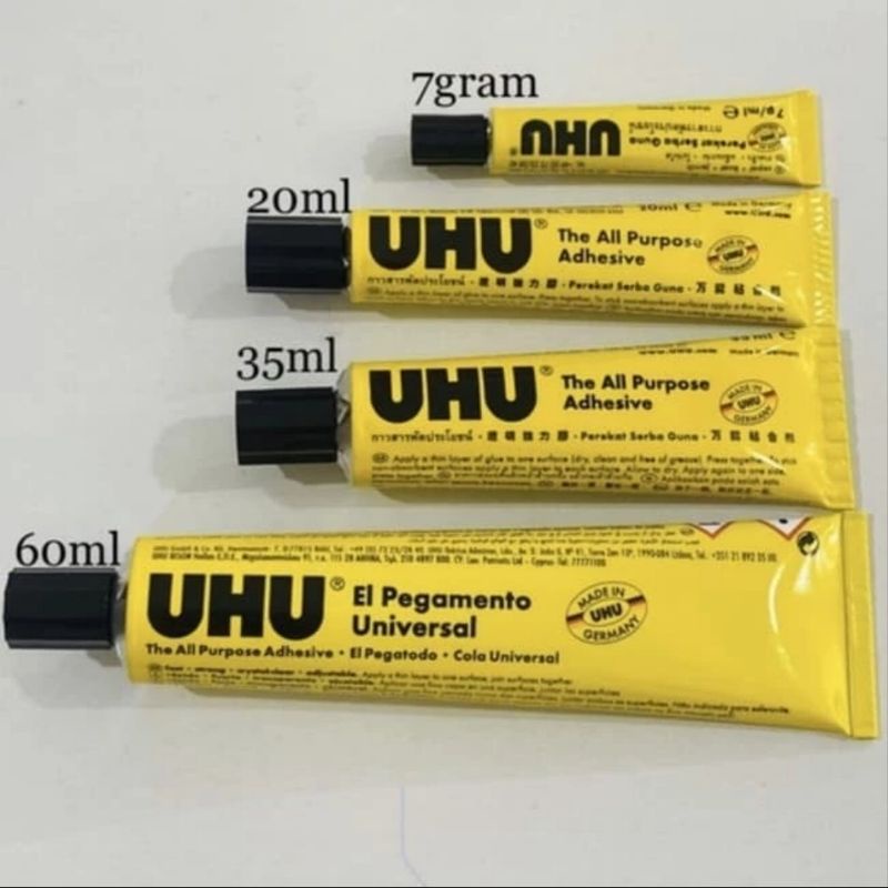 

Lem UHU isi 7ml/20ML Harga Per Tube(Pcs)