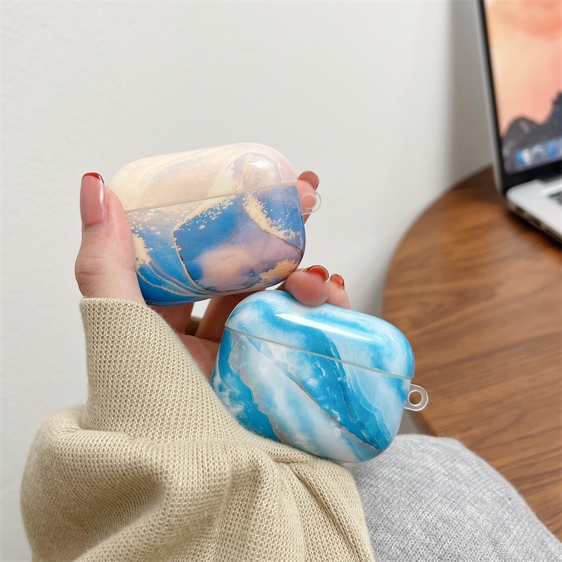 Dreamy Case Mewah Lucu Untuk Apple AirPods 3rd Generation Case Untuk Airpods1 2 3 Case Untuk AirPods Pro Case Dengan Gantungan Kunci Glossy Shell