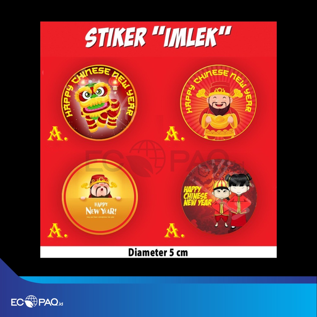 

Stiker Sticker Hiasan Aksesoris Imlek - Chinese New Year |A1