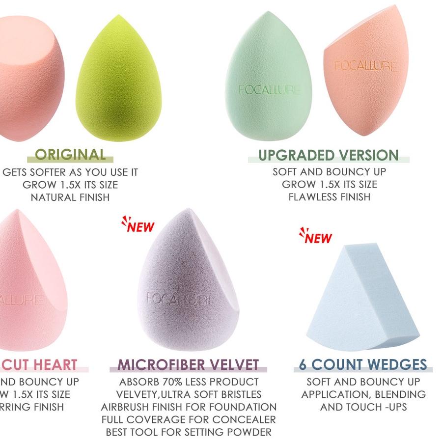 ៛ Focallure Matchmax Sponge Beauty Blender Focallure Sponge Make Up Beuty Blender Focallure Focallur