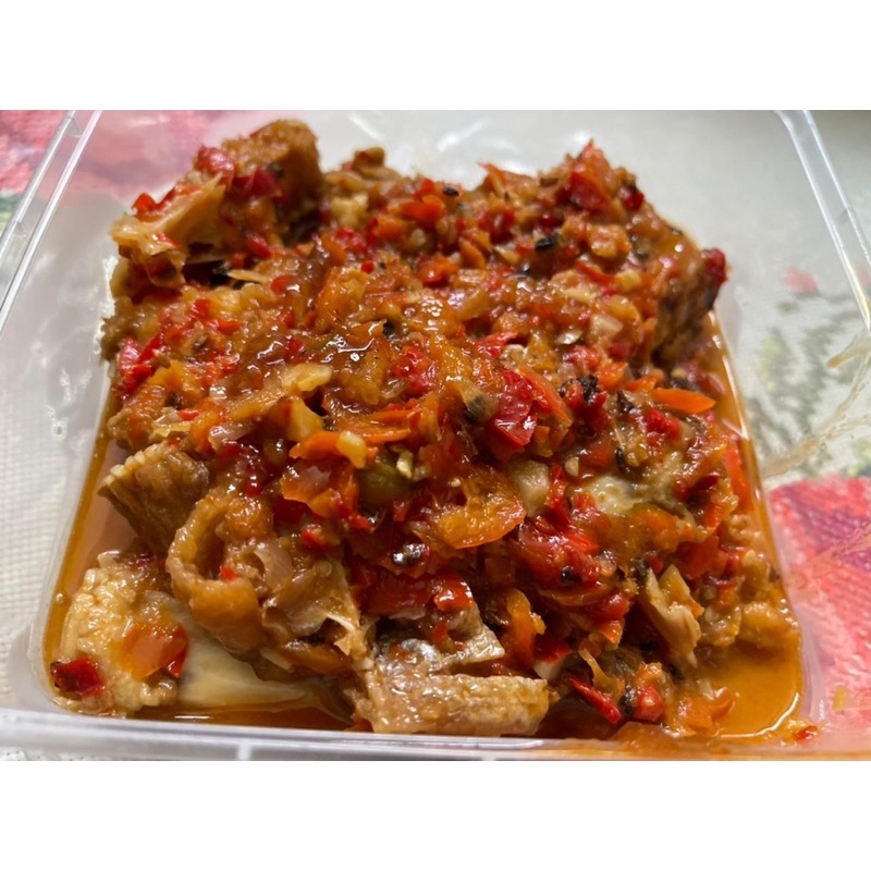 

Sambal Tulang Jambal dan Kentang Ebi