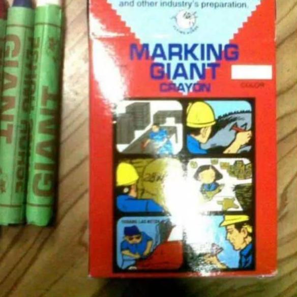 

[KODE PRODUK ikAE87569] Marking crayon giant logam, kayu karet, pohon dihutan