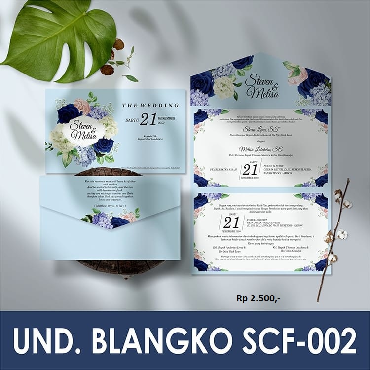 Undangan Pernikahan Wedding Invitation Griya SCF-002