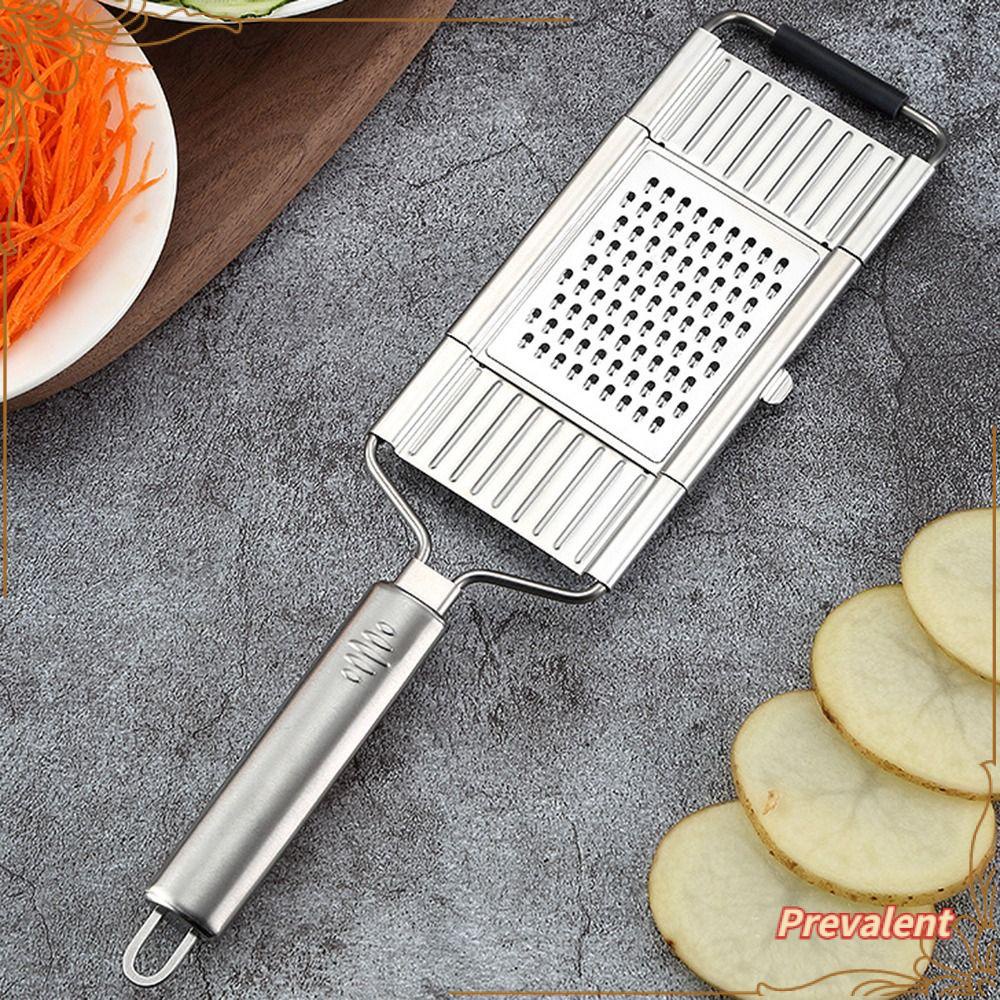 Preva 3pcs/set Chopper Sayur Aksesoris Dapur Praktis Stainless Steel Tiga Mata Pisau Dapat Diganti Pemotong Sayuran Multi-Fungsi