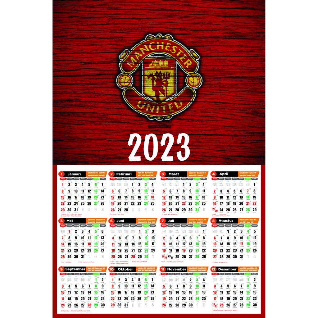 

KALENDER MANCHESTER UNITED & LIVERPOOL