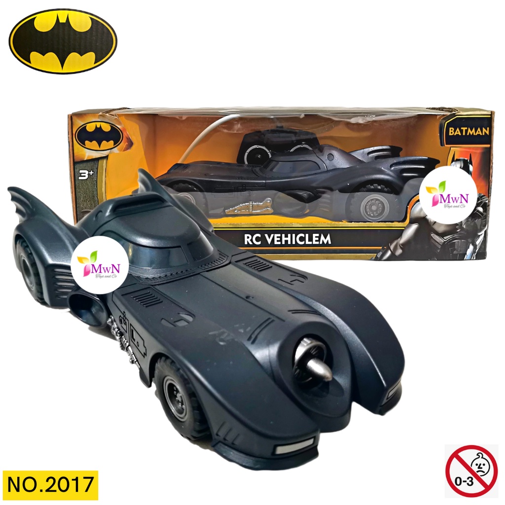 MWN Mainan Anak RC Mobil Remote Batman vehicle No.2017