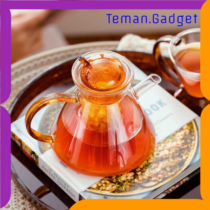 TG - DPR Purplepure Teko Pitcher Teh Infuser Borosilicate Glass 480ml - KT25