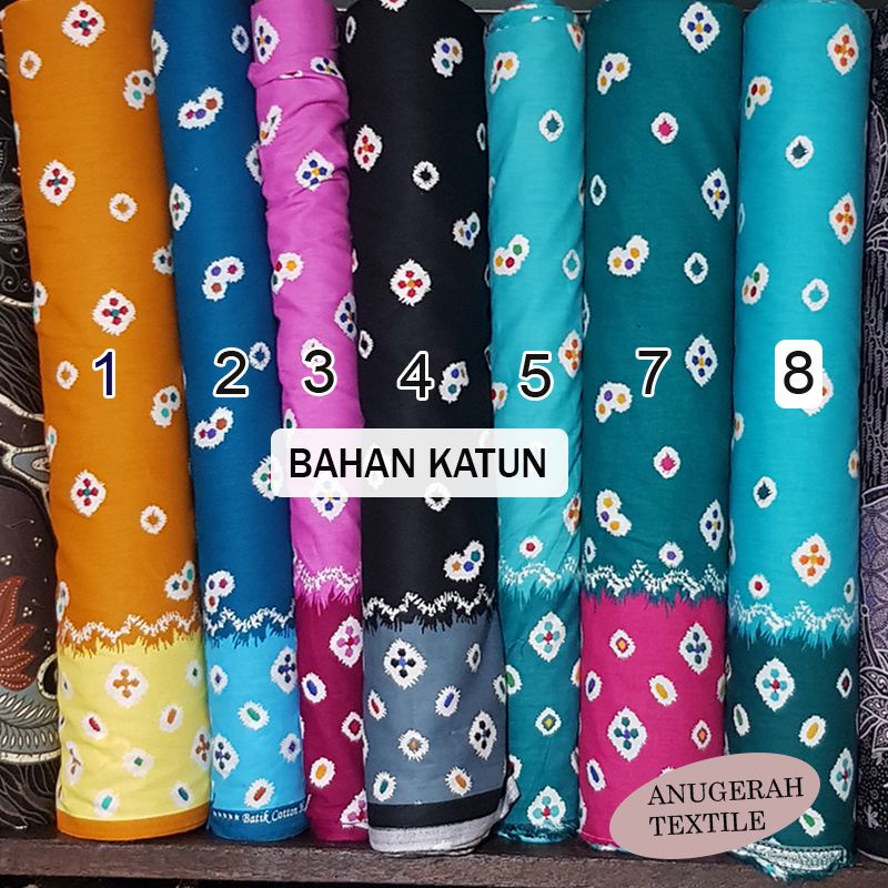 KAIN BATIK JUMPUTAN. LEBAR KAIN 1,15 METER (HARGA PER SETENGAH METER)